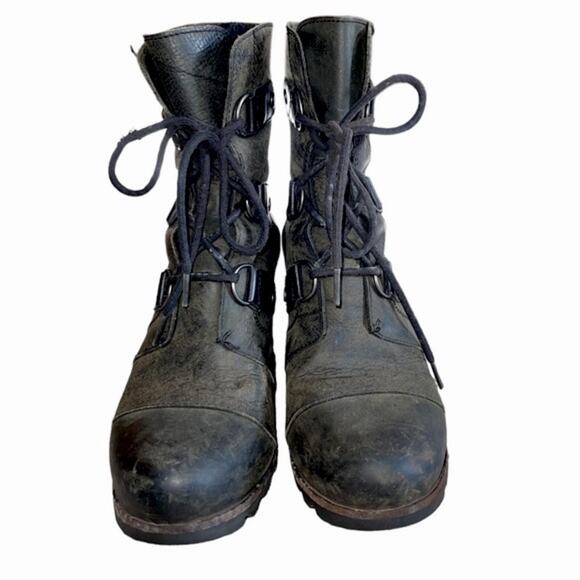 SOREL Joan of Arctic Wedge Mid Boot Nori Green 8.5 - Picture 5 of 12